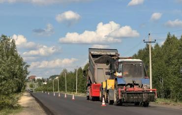 Фото Ремонт участка трассы Челябинск – Тимирязевский вышел на финишную прямую