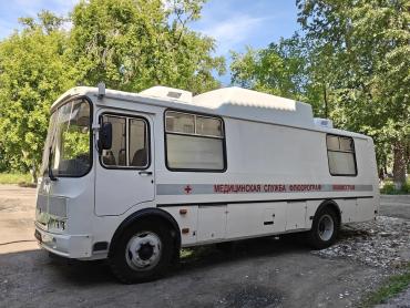 Фото В Копейске начали применять передвижной флюорограф-маммограф