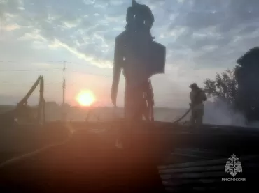 Фото  В Магнитогорске пожар унёс жизнь женщины