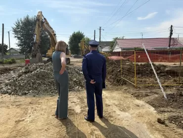 Фото Реконструкция главного фекального коллектора Южноуральска ведётся по графику