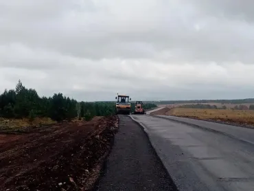 Фото В Троицком округе по нацпроекту обновляют ключевые дороги