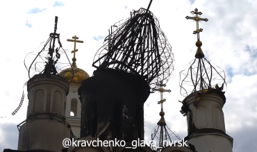 Фото В Новороссийске в результате атаки БПЛА поврежден храм святителя Спиридона Тримифунтского (видео)