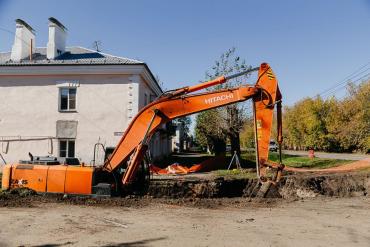 Фото В Коркино ремонтируют коллектор по улице Маслова