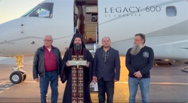 Фото Чудо святителя Спиридона: Самолет, доставлявший святыню в Челябинск, приземлился в Новосибирске