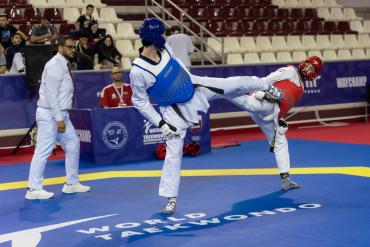 Фото Челябинский тхэквондист Всеволод Каминский завоевал бронзу на Qatar Open 2026