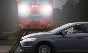 Фото Более 100 нарушений водителями правил дорожного движения при пересечении переездов зафиксировано на ЮУЖД в 2023 году 