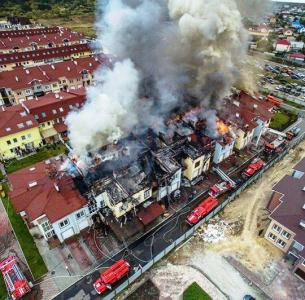 Фото Причиной крупного пожара в Благодатово стала перепланировка дома