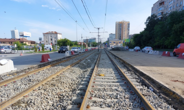 Фото В Челябинске первого июля возобновится движение трамваев по улице Российской