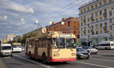 Фото В Челябинске открыли движение троллейбусов через Алое поле 