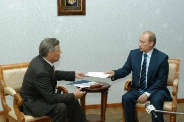 Фото Губернатор встретился с президентом