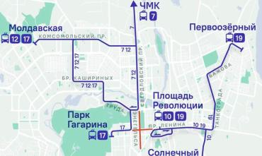 Фото В Челябинске закроют движение троллейбусов на пересечении проспекта Ленина со Свердловским проспектом