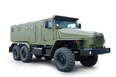 Фото Автозавод «Урал» «Группы ГАЗ» представил бронированные грузовики на международной военной выставке в Казахстане