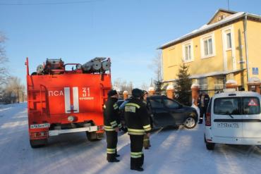 Фото В Троицком районе загорелся дом-интернат для престарелых и инвалидов