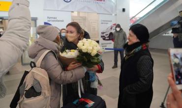 Фото Челябинск встретил участницу Олимпийских игр Екатерину Ефременкову