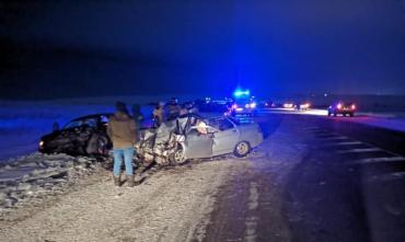 Фото  В Агаповском районе по вине юного водителя погибли два человека