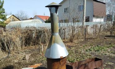 Фото Сжигает быстро и безопасно: изобретатель из Челябинска создал чудо-печку для садоводов 