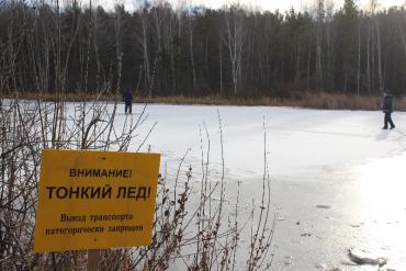 Фото В Троицке спасатели сняли со льда двух мальчишек