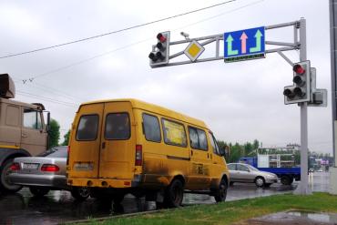 Фото В Челябинске появились электронные указатели пробок 