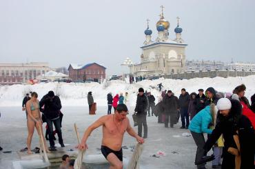 Фото Купание в Крещенские морозы без последствий