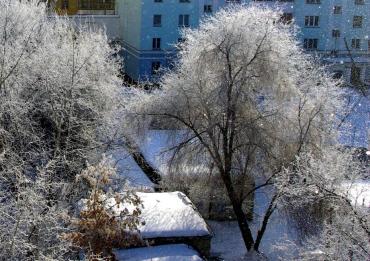 Фото В Челябинской области снег, зимние морозы