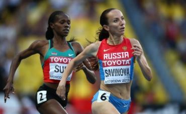 Фото Уроженка Челябинска Мария Савинова в последний день ЧМ по легкой атлетике завоевала серебро