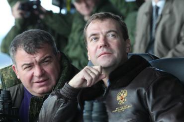 Фото  Дмитрий Медведев побывал в Чебаркуле на завершающем этапе стратегических военных учений