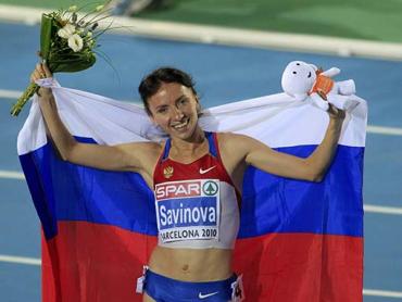Фото Мария Савинова – спортсменка года в Европе