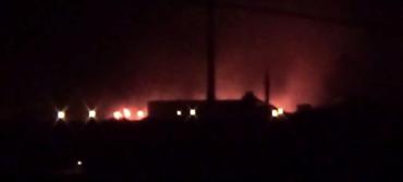 Фото В Донецке в результате обстрелов карателей полыхает коксохим Ахметова