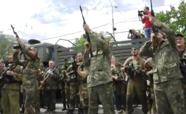 Фото В ответ на ультиматум киевских властей в Донецк прибыл батальон «Восток»