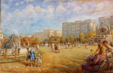 Фото Игнатий Вандышев. Алое поле в солнечный день