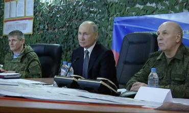 Фото Владимир Путин посетил штаб группировки войск «Днепр» и штаб национальной гвардии «Восток» (ВИДЕО)