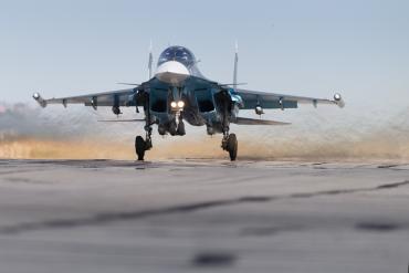 Фото В Сирии потерпел крушение российский истребитель. Оба летчика погибли