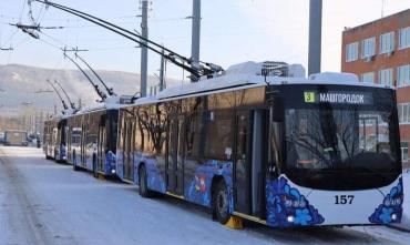 Фото Парк общественного транспорта Миасса пополнили пять троллейбусов из Вологды