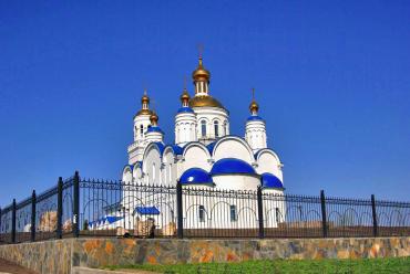 Фото Храм Преображения Господня в Чебаркуле украсил лик Спасителя