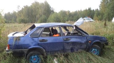 Фото В Увельском районе «девяносто девятая» слетела с дороги и перевернулась: молодой водитель погиб (ФОТО)