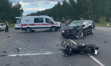 Фото В Сосновском районе по вине водителя иномарки погиб мотоциклист