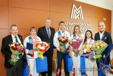 Фото Магнитогорск чествует триумфаторов Сурдлимпиады