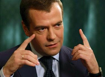 Фото Президент России Дмитрий Медведев дал интервью  польским СМИ