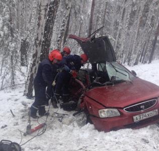 Фото Подробности страшной аварии под Кыштымом, в которой погибли два человека