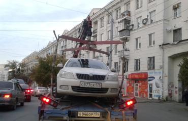 Фото В центре Челябинска появились платные парковки