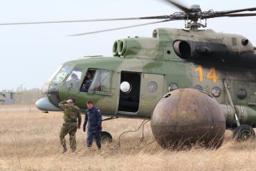 Фото Экипаж космического корабля «Союз» встретит поисково-спасательная группа ЦВО 