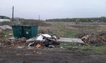 Фото В Коркино из-за тлеющей золы едва не сгорел мусоровоз