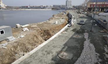Фото Новому подрядчику предстоит большой фронт работ по строительству набережной Миасса за филармонией