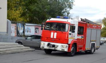 Фото Пожар в детской стоматологии Копейска