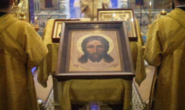 Фото Освященную икону Спасителя отправят из Челябинска в зону спецоперации