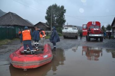 Фото В Сатке продолжают бороться с подтоплением жилых домов 