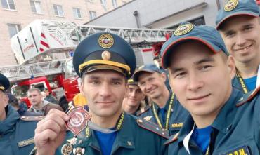 Фото Пожарные Копейска стали бронзовыми призерами международных соревнований