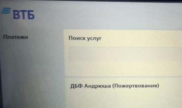 Фото ВТБ начинает принимать пожертвования для южноуральского благотворительного фонда