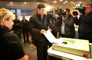 Фото Михаил Юревич отдал свой голос за сохранение стабильности