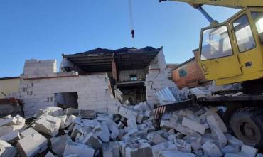 Фото Погиб рабочий: в Троицке обрушилось недостроенное здание